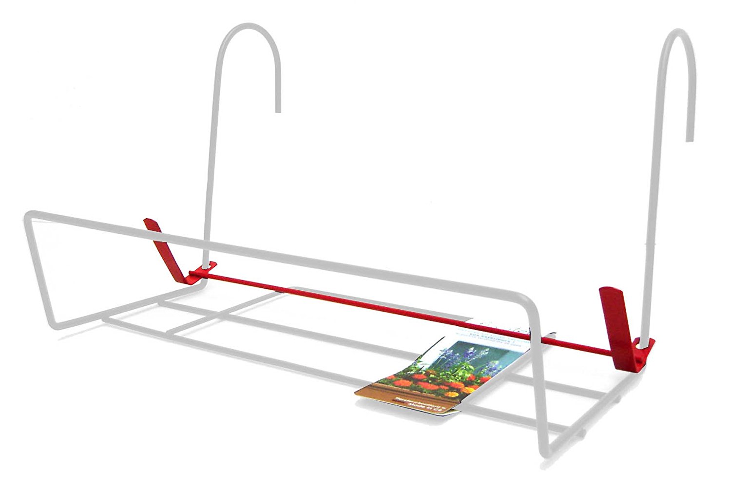 Support jardinière réglable + barre de sécurité 37x22x20cm Max.15 kg - POETIC 